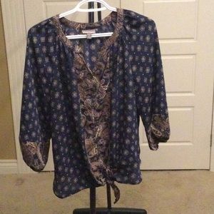 Roz & Ali Tie Front Top